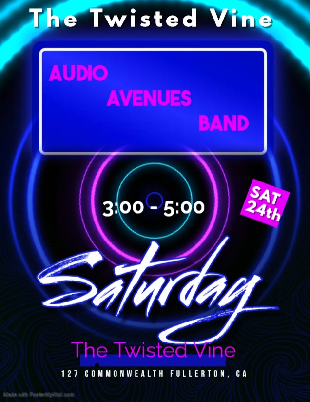 Live At The Twisted Vine 3:00 - 5:00