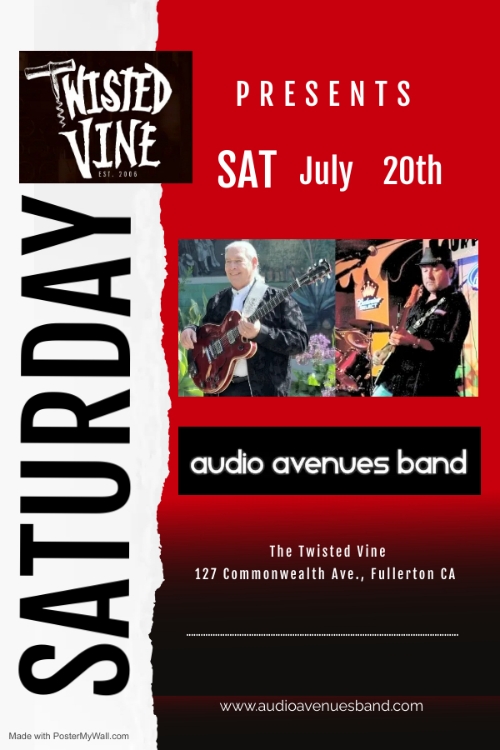 AAB at Twisted Vine Saturday 7-20-24